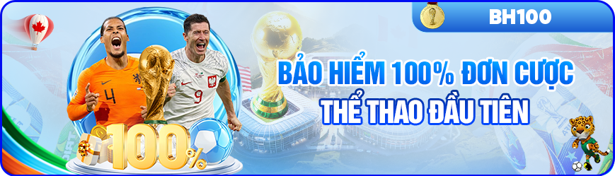 Bảo hiểm 100% đơn cược thể thao đầu tiên tại Oo8